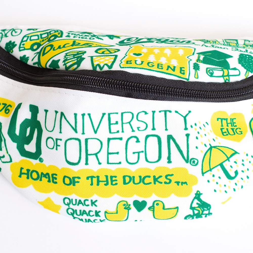 Interlocking UO, Neil, White, Fanny Pack/Bum Bag, Accessories, Unisex, Julia Gash, 708492